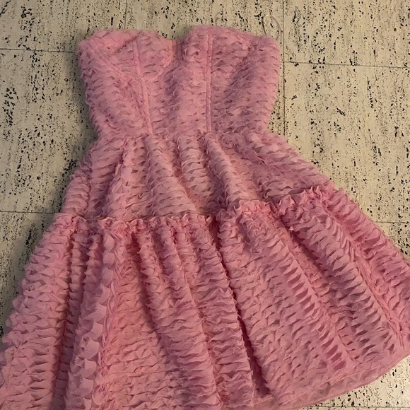 Cossette Dress - Souffle in Rhubarb - Picture 5 of 8